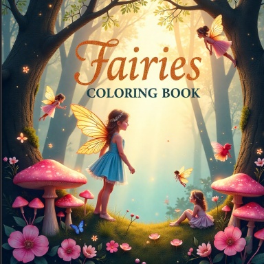 Fairies Coloring Book