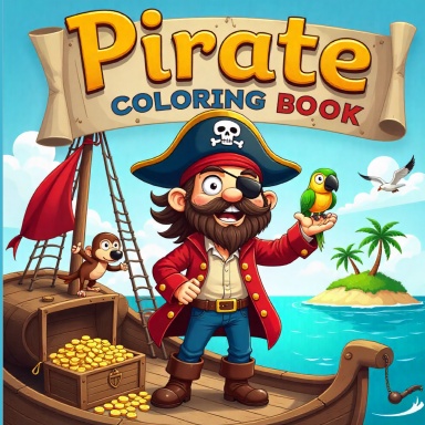 Pirate Coloring Book