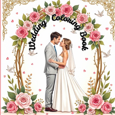 Wedding Coloring Book