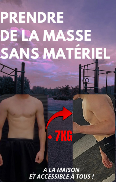 Programme pour musculation prise de masse à la maison