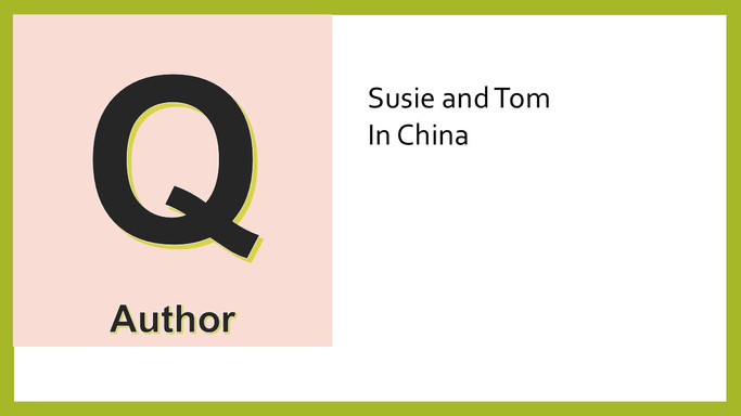 Susie and Tom visit China