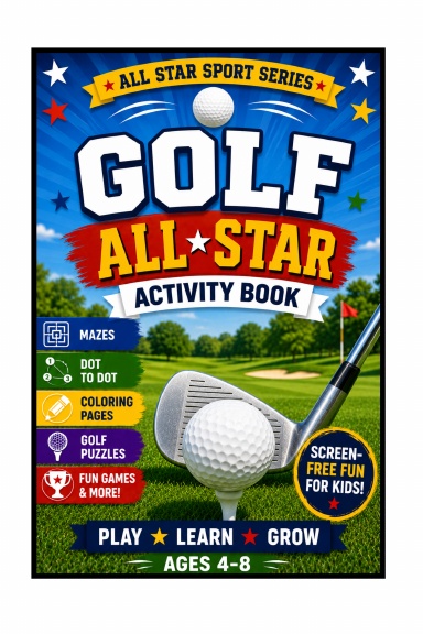 Golf All-Star Activity Book