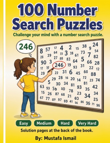 100 Number Search Puzzles