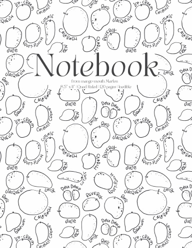 Graph Composition Notebook from Mango-Mouth Marlon: 8.5