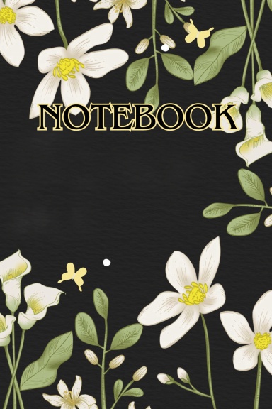 Blooming Inspirations anteckningsbok dotted 8