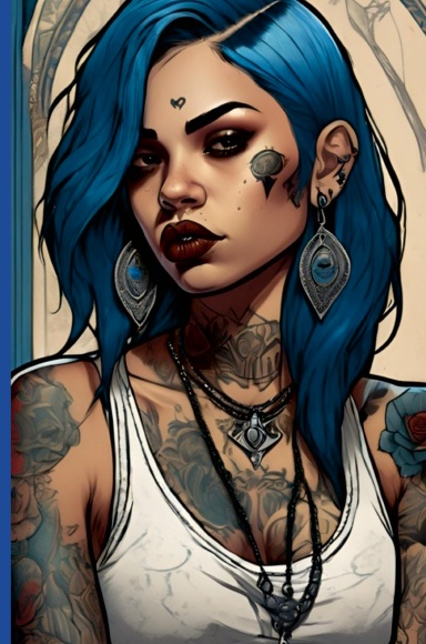 Tattoo girl