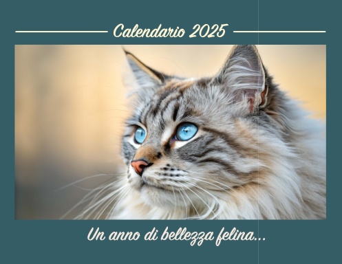 Calendario 2025 Gatti - ITA