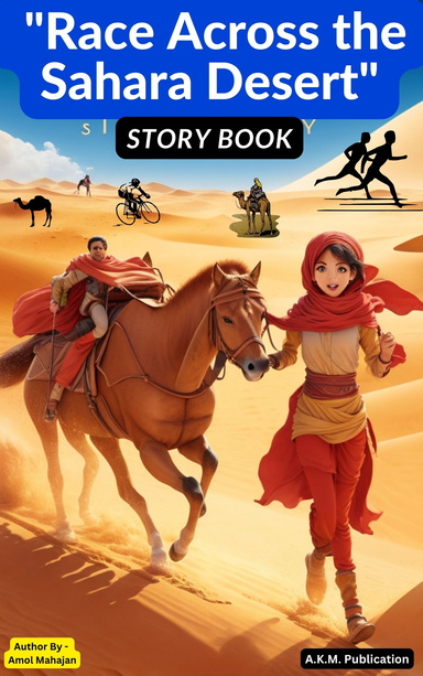 "Race Across the Sahara Desert"  story book