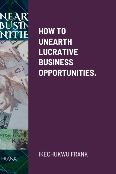 HOW TO UNEARTH LUCRATIVE BUSINESS OPPORTUNITIES.