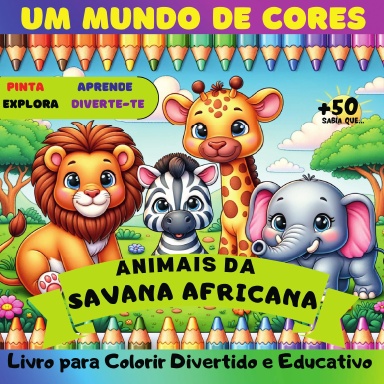 Um Mundo de Cores, Animais da Savana Africana