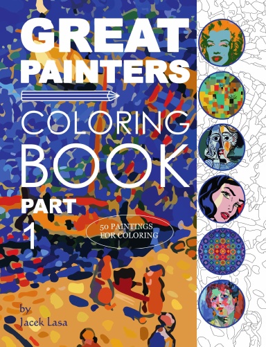 Great Painters Coloring Book part 1