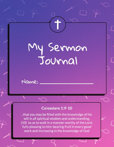 My Sermon Journal (Pink)