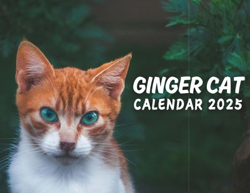 Ginger Cat Calendar 2025