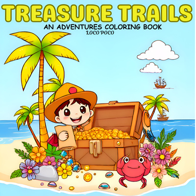 Treasure Trails An Adventurer’s Coloring Book
