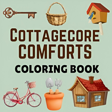 Cottagecore Comforts A Relaxing Coloring Book