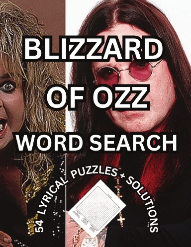 BLIZZARD OF OZZ WORD SEARCH