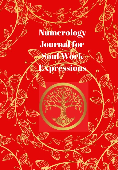 Numerology Soul Expressions Journal Red
