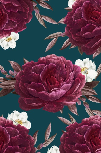 Red Flower Composition Notebook