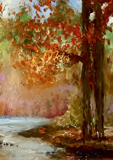 Notebook, Fall, PaintingsbyMorganD, 200pgs