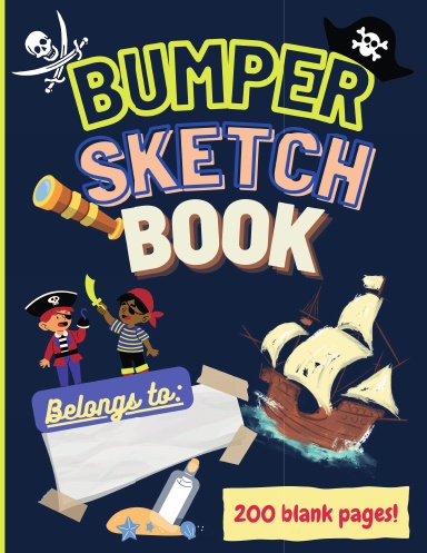 Bumper Sketch Book (Pirate Theme)