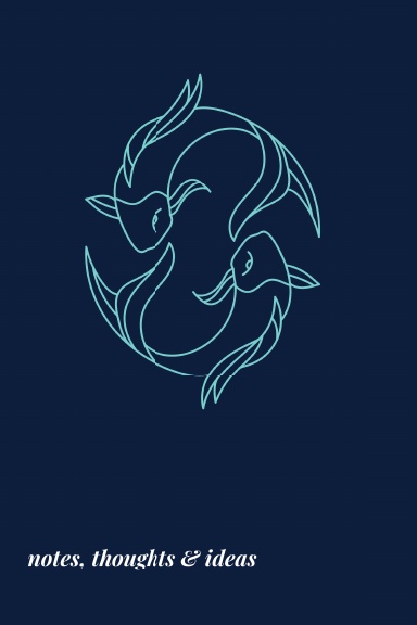 Pisces Fish Zodiac Notebook