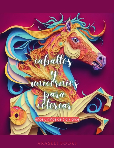 Caballos y Unicornios para Colorear