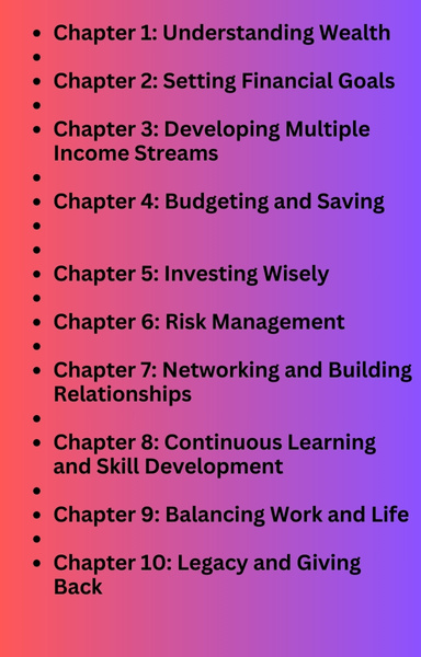 Wealth Mastery A Comprehensive Guide on How to Be Rich