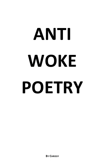 ANTI WOKE POETRY