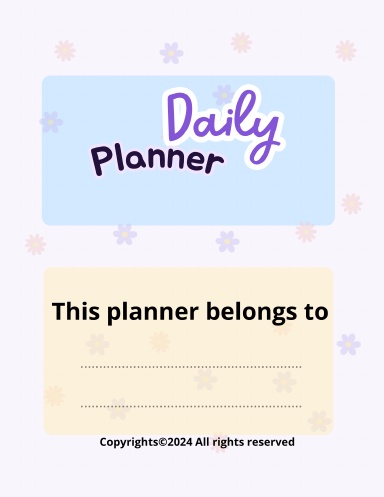 Daily Planner 2024