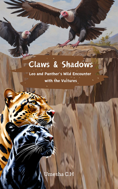 Claws and Shadows Leo and Panther's Wild Encounter with the Vultures