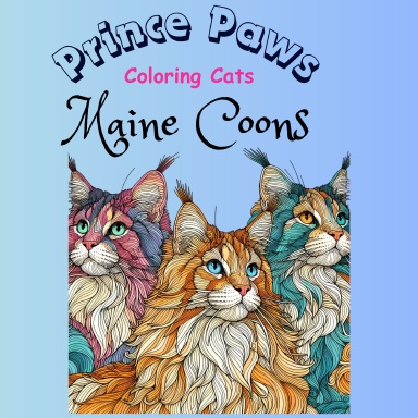 Prince Paws Coloring Cats