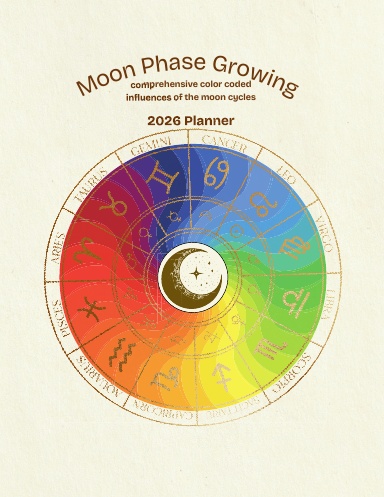 Moon Phase Growing 2026 Planner