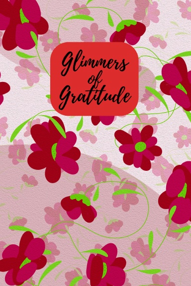 Pink with Red Florals Gratitude Journal