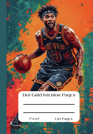 Dot Grid Interior Pages, 7"x10",120 Pages