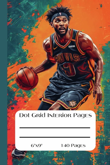 Dot Grid Interior Pages, 6"x9",140 Pages