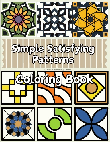 Simple Satisfying Patterns Coloring Book