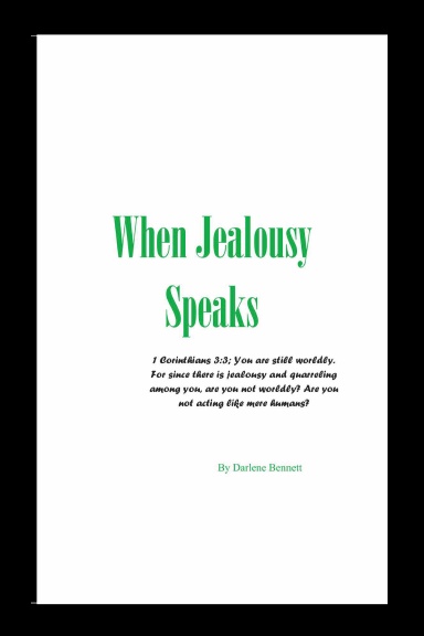 When Jealousy Speaks
