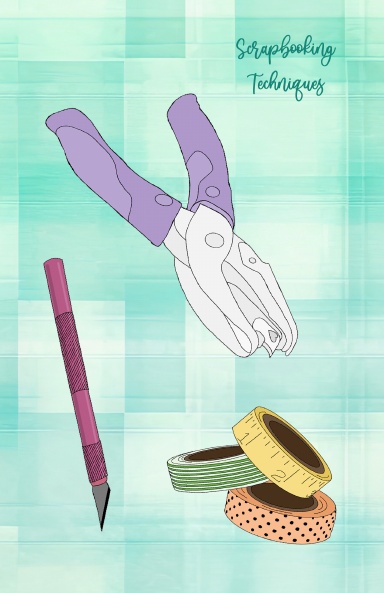 Teal Lined Scrapbook Lovers Journal