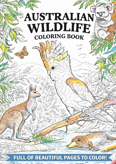 Australian Wildlife Coloring Book