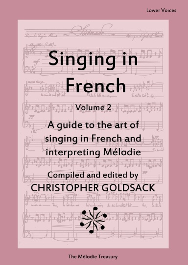 Singing in French, volume 2 - lower voices