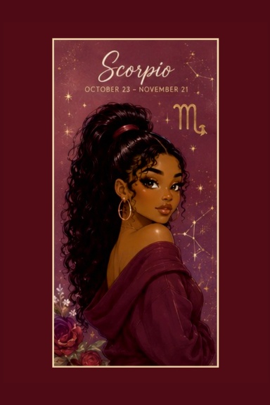 Scorpio Spiral Notebook (6in x 9in)