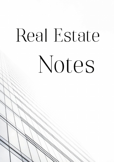 Real Estate Notes - Blank