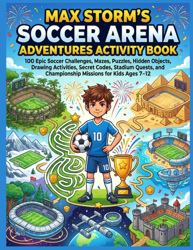 MAX STORM'S SOCCER ARENA ADVENTURES ACTIVITY BOOK
