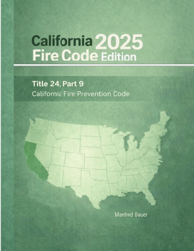California Fire Code 2025 Edition