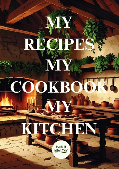 My Recipes: A Blank Personalized Cookbook with 8 Categorized Sections