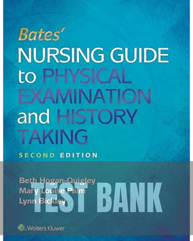 wolters klower bates test 2 Bates' Nursing Guide to Physical Examination and History Taking 2nd Edition Hogan-Quigley BANK Vitamin B12 deficiency symptoms: Category: Treat & Target TB-500:10mg Vial + BAC Water 3ml