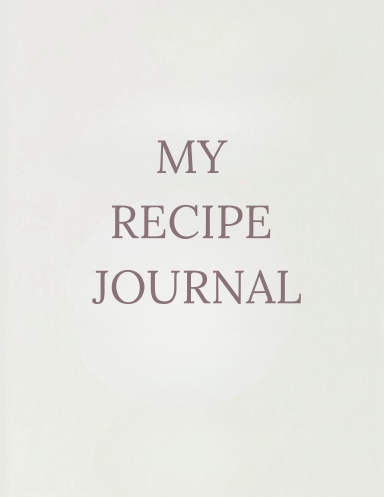 My Recipe Journal