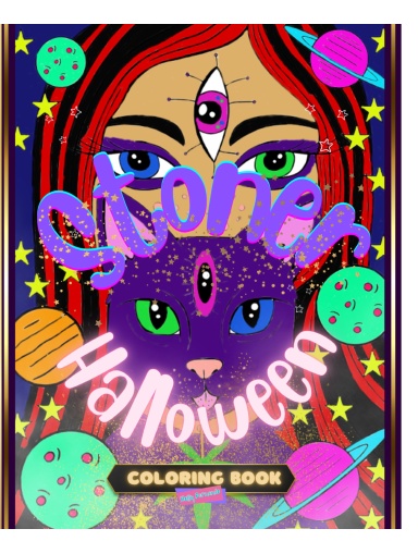 Stoner Halloween Coloring Book