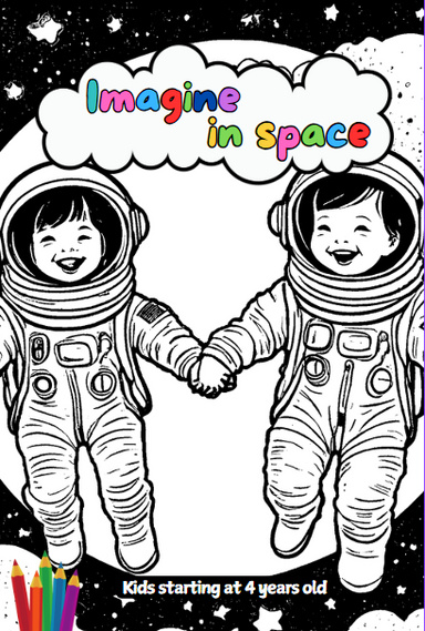 Colory Book: Imagine in space