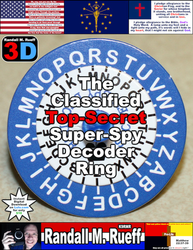 The Classified Top-Secret Super-Spy Decoder Ring (3D)